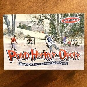 Pond Hockey Opoly, Hockey, Board Game, 2 Edition, Good Condition, Complete